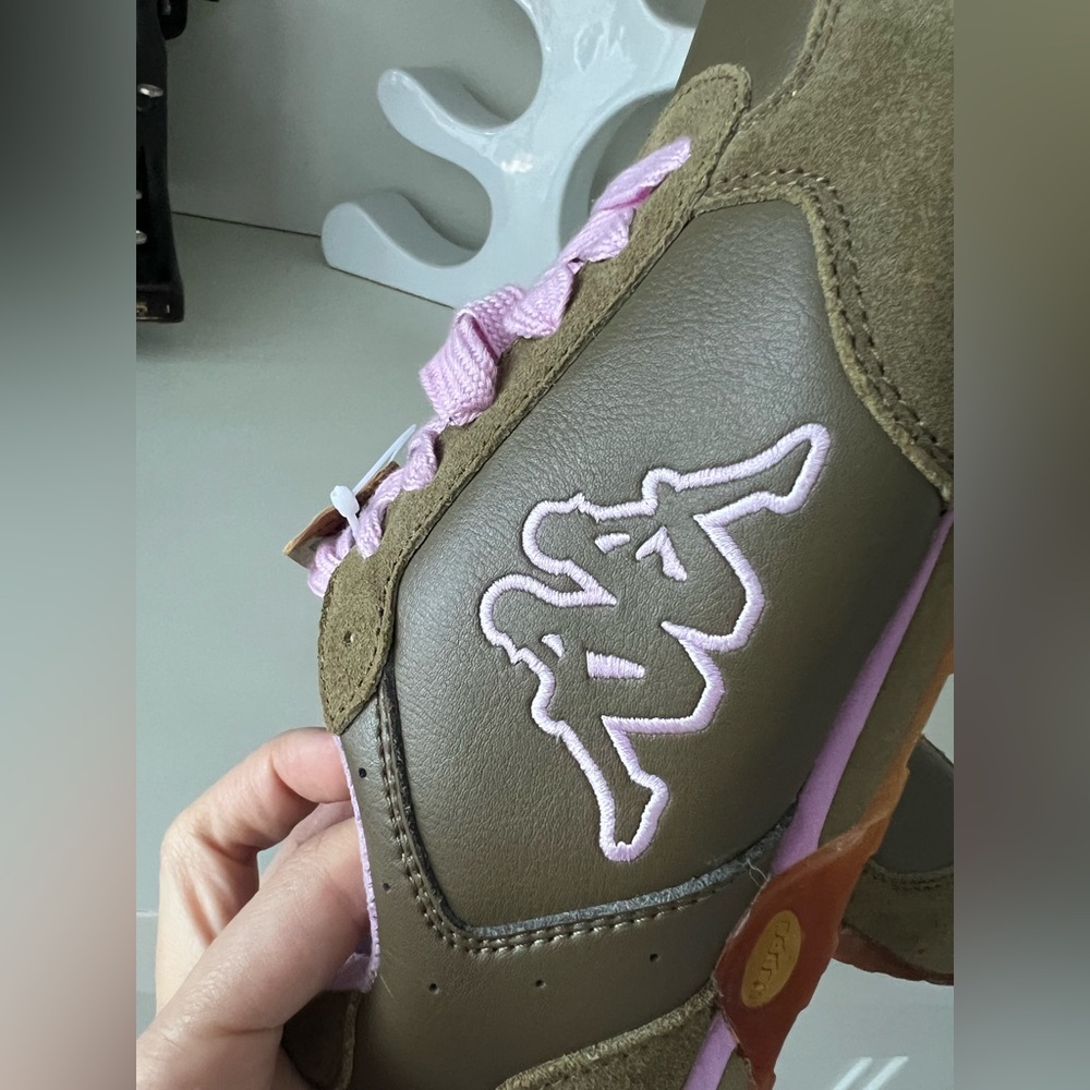 Vintage Y2K 2000’S KAPPA Olive Green Sneakers Women’s Size 7 BRAND NEW - Picture 14 of 16